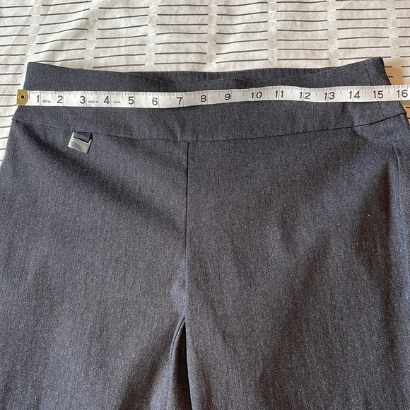 ALFANI SKINNY ANKLE TUMMY CONTROL PANTS.  HEATHERED GREY. SIZE 6. - Picture 5 of 7